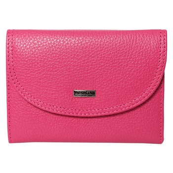 Portofel mediu, pentru dama, pliabil, din piele naturala, 034-369PK roz Portofel mediu, pentru dama, pliabil, din piele naturala, 034-369PK roz