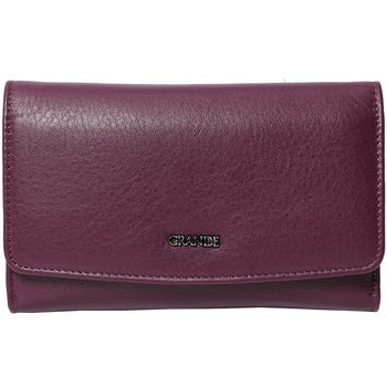 Portofel pentru dama, pliabil, din piele naturala, 2725PE mov Portofel pentru dama, pliabil, din piele naturala, 2725PE mov