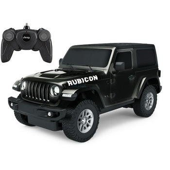 Masinuta Rastar cu telecomanda Jeep Wrangler Rubicon, negru, 1:24 Masinuta Rastar cu telecomanda Jeep Wrangler Rubicon, negru, 1:24