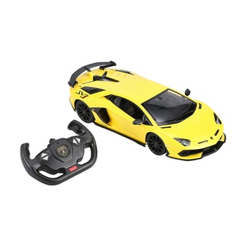 Masina Cu Telecomanda Lamorghini Aventador Svj Galben Scara 1 La 14 Masina Cu Telecomanda Lamorghini Aventador Svj Galben Scara 1 La 14