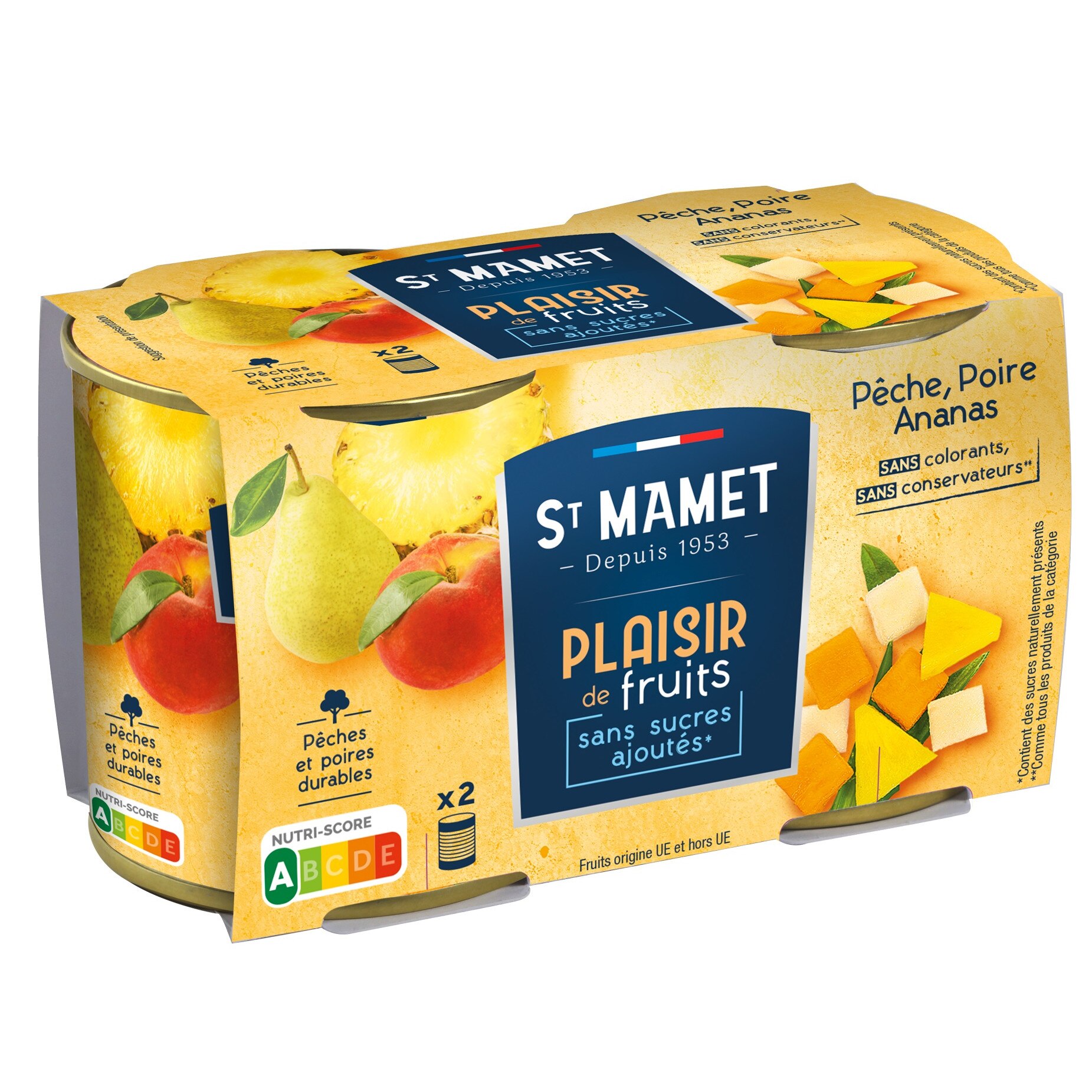 Salata de fructe fara zahar 2 x 212 gr St. Mamet