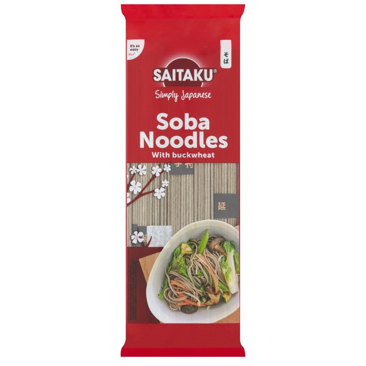 Paste Soba din faina de hrisca 300gr Saitaku
