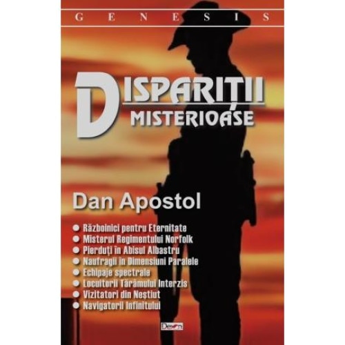 Disparitii misterioase, Dan Apostol
