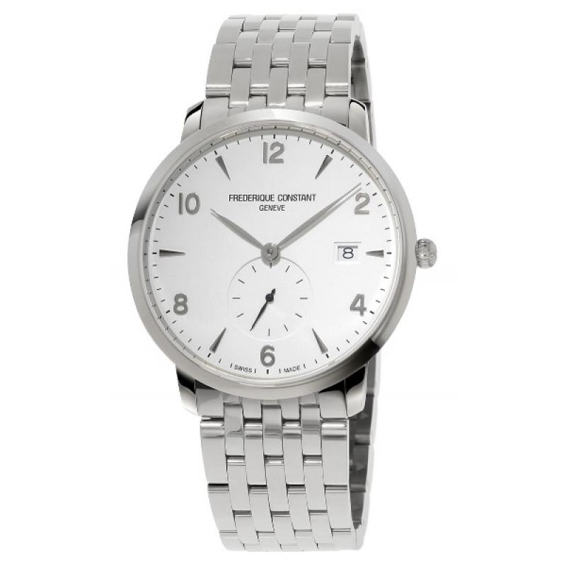 Ceas barbati Frederique Constant Slimline FC-245SA5S6B, Otel inoxidabil, Argintiu