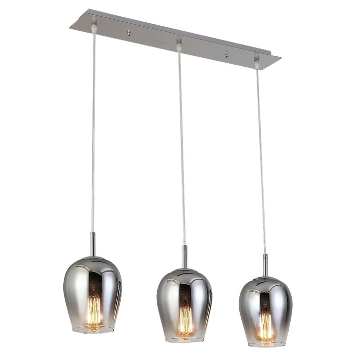 Lustra Petunia 5253, 3xE27, crom+fumurie, IP20, Rabalux