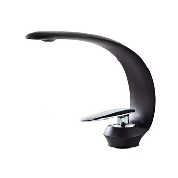 Baterie Lavoar, Contemporan Negru Cromat, Smack Smk013 Baterie Lavoar, Contemporan Negru Cromat, Smack Smk013