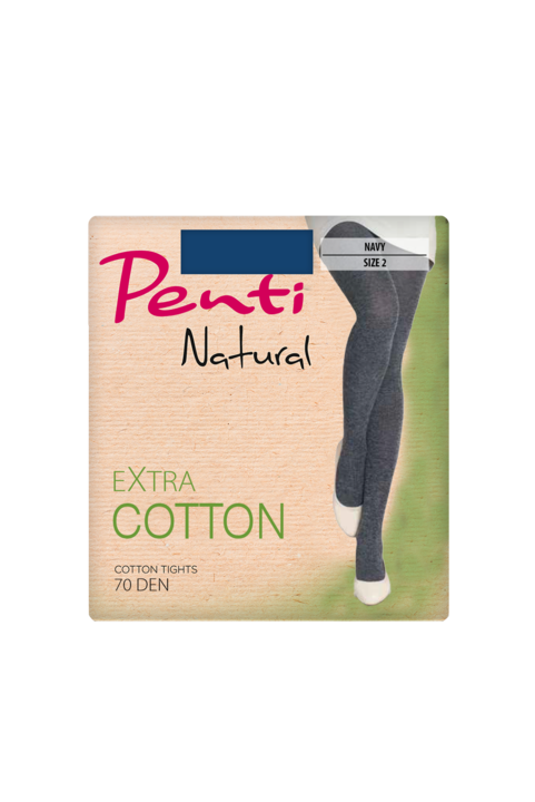 Penti, Magas derekú egyszínű harisnyanadrág, Fehér/Tengerészkék