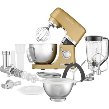 Robot planetar Sencor STM 7877CH, 1000 W, 4.5 l, 8 trepte de viteza, Sampanie Robot planetar Sencor STM 7877CH, 1000 W, 4.5 l, 8 trepte de viteza, Sampanie
