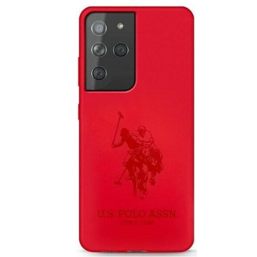 Husa U.S. Polo Double Horse pentru Samsung S21 Ultra - USHCS21LSLHRTRE