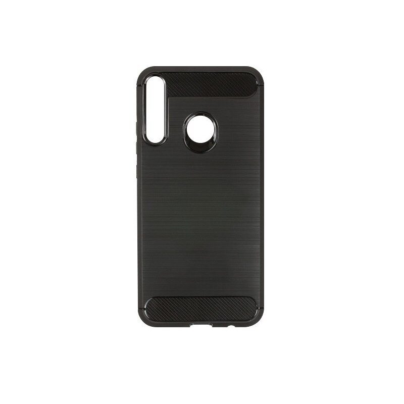 Husa de protectie cu insertii carbon pentru Huawei P40 Lite E, bumper, Negru, ATX-BBL3028