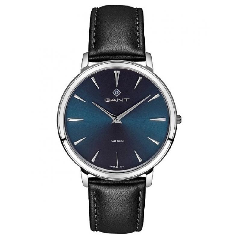 Ceas barbati Gant Norwood G13300, Otel inoxidabil/Piele, 5 ATM, Negru