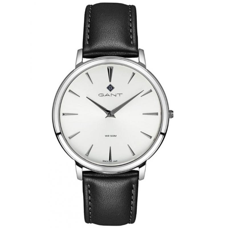 Ceas barbati Gant Norwood G133002, Otel inoxidabil/Piele, 5 ATM, Negru