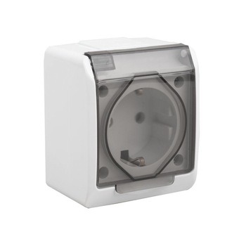 Priza simpla cu CP, aplicata , IP54 ECO Novelite Priza simpla cu CP, aplicata , IP54 ECO Novelite