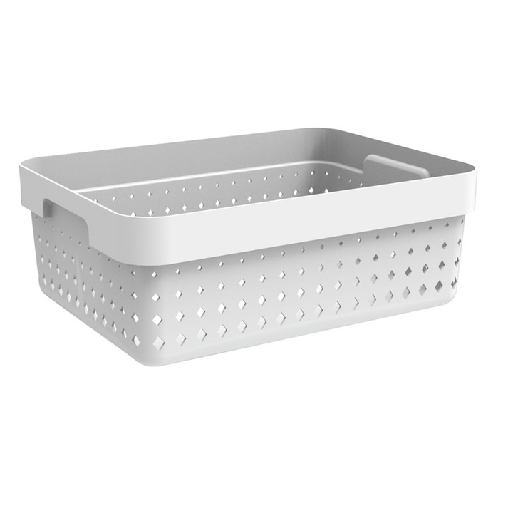 Cutie depozitare Plast Team Seoul, 11L, alb