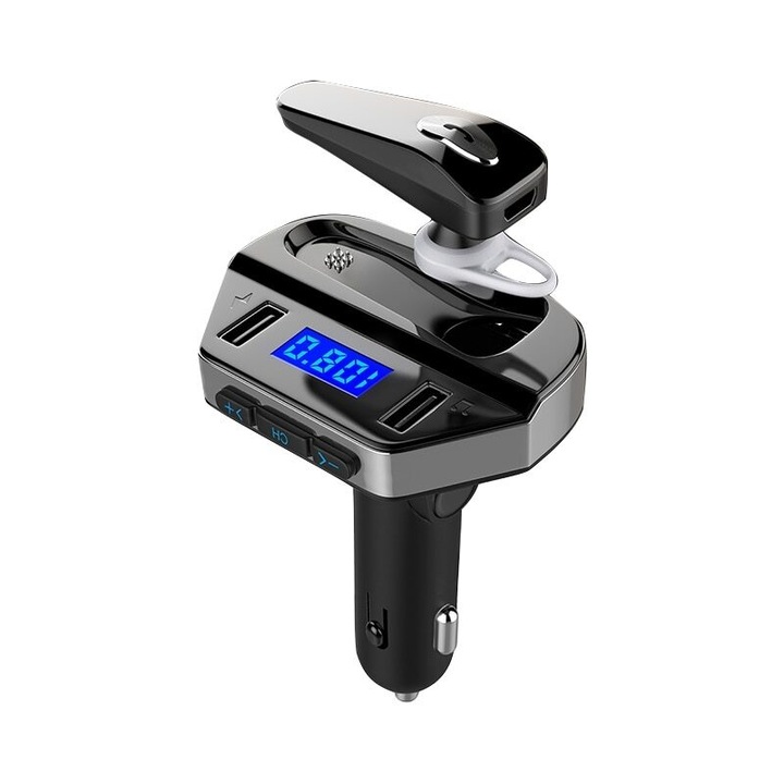 Modulator FM MP3 Player cu casca bluetooth V4.2 V6 Deliny®