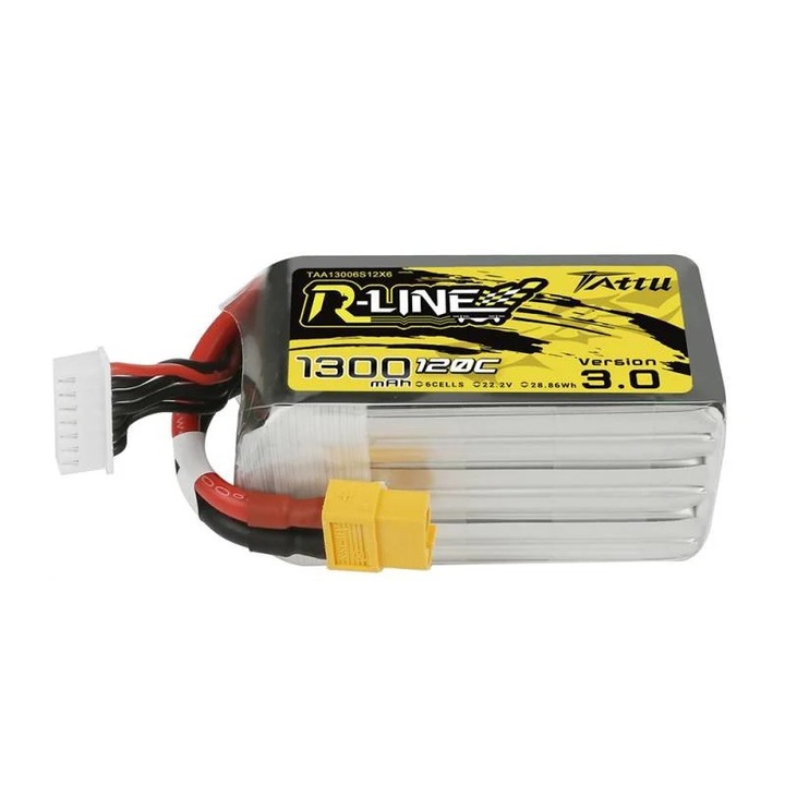 Acumulator Tattu R-Line Version 3.0 1300mAh 21V 120C 6S1P XT60