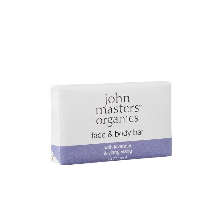 Sapun solid pentru fata si corp John Masters Organics cu lavanda si Ylang Ylang 128g