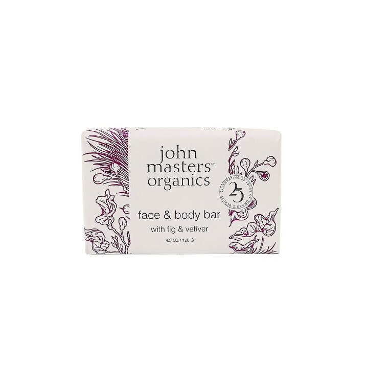 Sapun solid pentru fata si corp John Masters Organics cu smochine si vetiver 128g