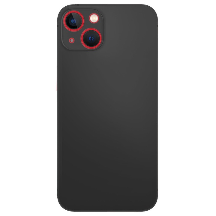 Кейс 0.3mm SILKASE за OnePlus 8T, тънък, черен цвят, матова пластмаса