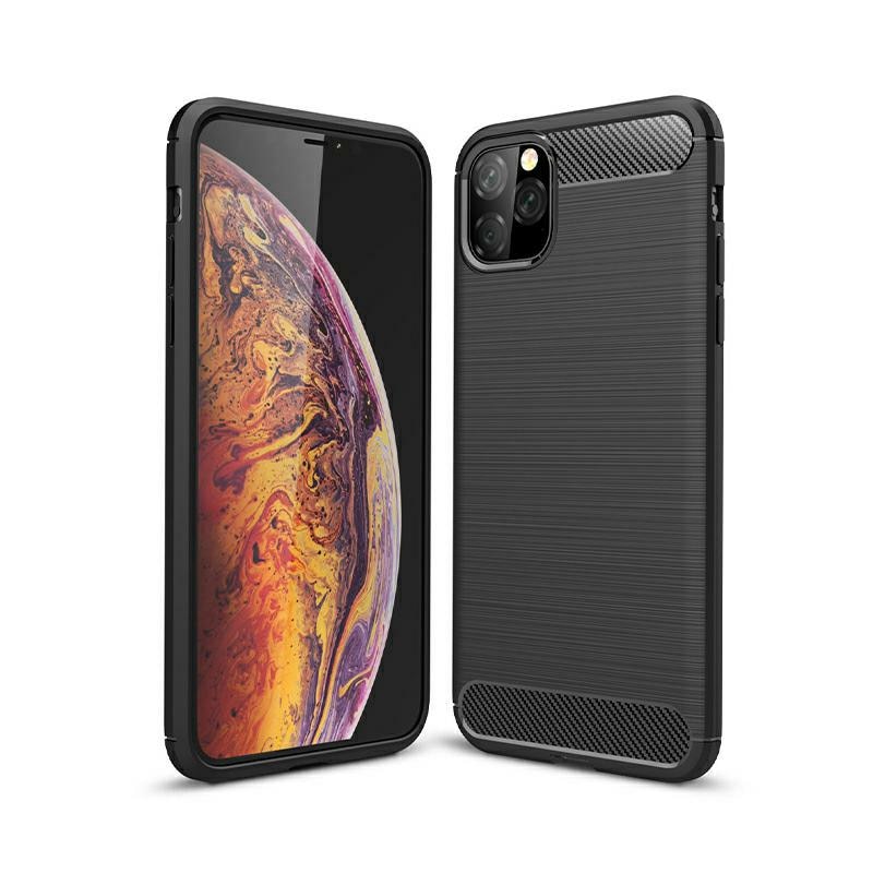 Husa de protectie cu insertii carbon pentru Huawei Honor 8S, bumper, Negru, ATX-BBL3011