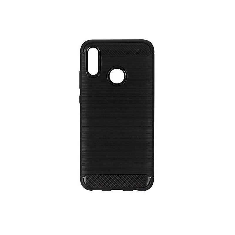 Husa de protectie cu insertii carbon pentru Huawei P Smart 2019, bumper, Negru, ATX-BBL3023