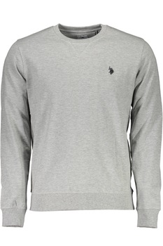 Hanorac barbat, U.S. POLO, 9106099, Logo, Gri, Gri Hanorac barbat, U.S. POLO, 9106099, Logo, Gri, Gri