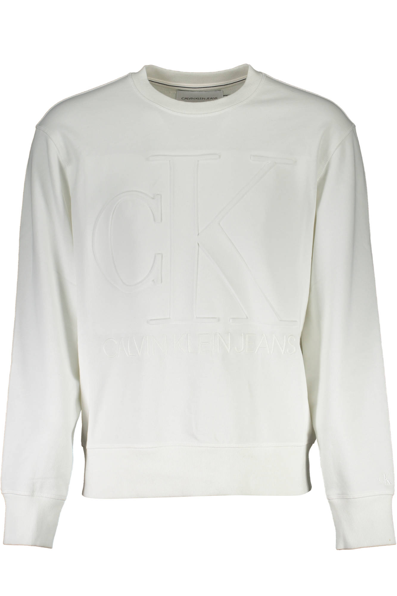 Hanorac barbat, CALVIN KLEIN, 9105362, Logo, Alb, Alb
