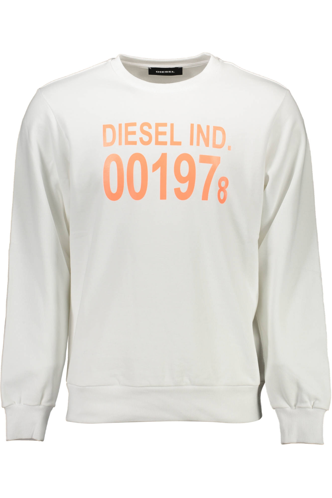 Hanorac barbat, DIESEL, 9105478, Logo, Alb, Alb, XL