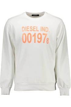 Hanorac barbat, DIESEL, 9105478, Logo, Alb, Alb, XL Hanorac barbat, DIESEL, 9105478, Logo, Alb, Alb, XL