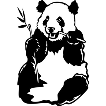 Decor perete Urs Panda HH725 din lemn 20x30 cm Decor perete Urs Panda HH725 din lemn 20x30 cm