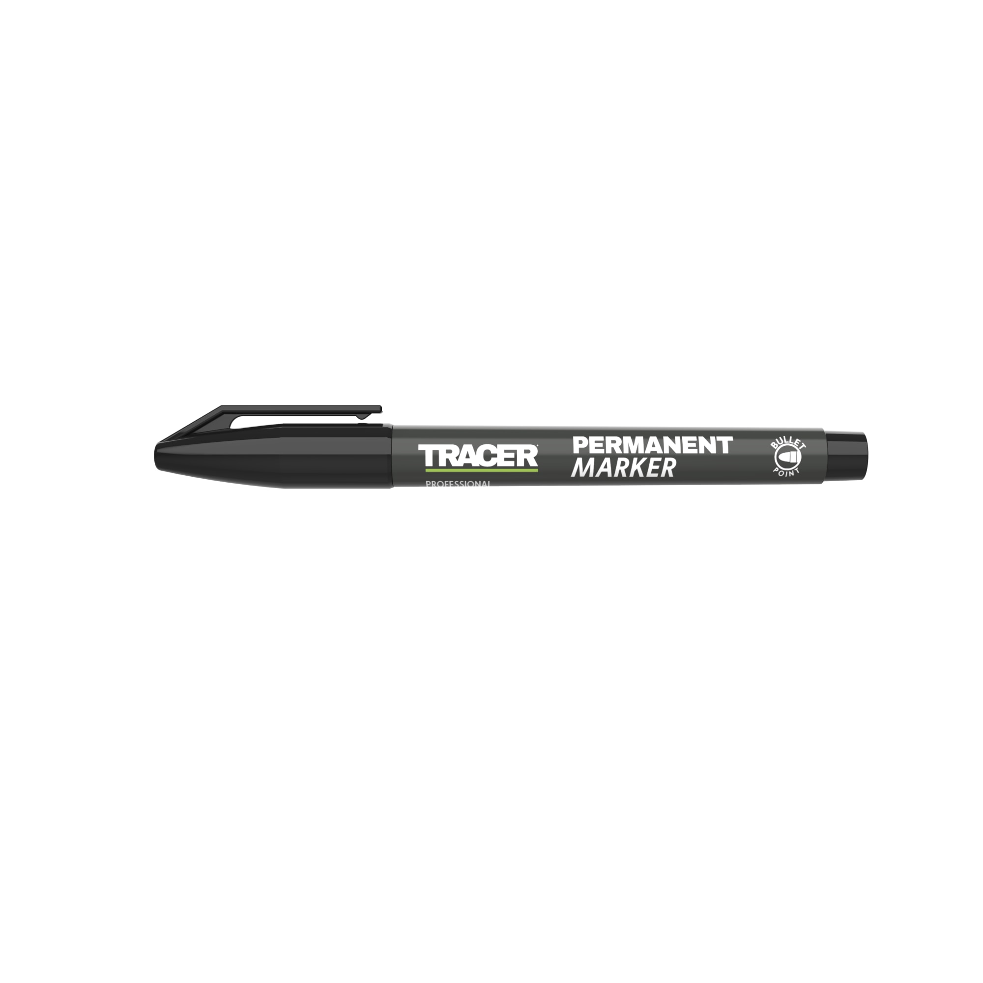 Marker Permanent Tracer APM1, Varf Fin 1-2mm, Acrilic durabil, Negru