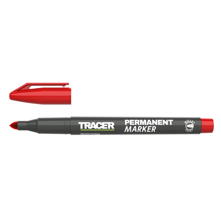 Tracer APM3 tartós jelölőfilc, vékony hegy 1-2mm, akril, piros