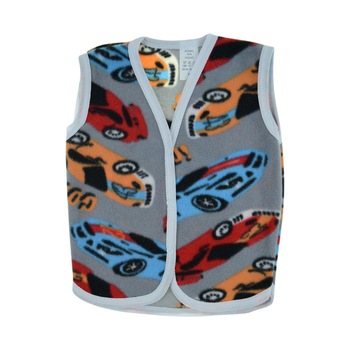 Vesta pentru baieti Mini Junior MVS-5-80, Gri 63674 Vesta pentru baieti Mini Junior MVS-5-80, Gri 63674
