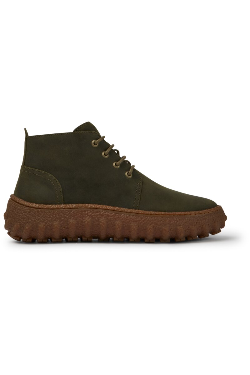 Ghete Camper Ground, Piele naturala, Verde inchis, Verde inchis