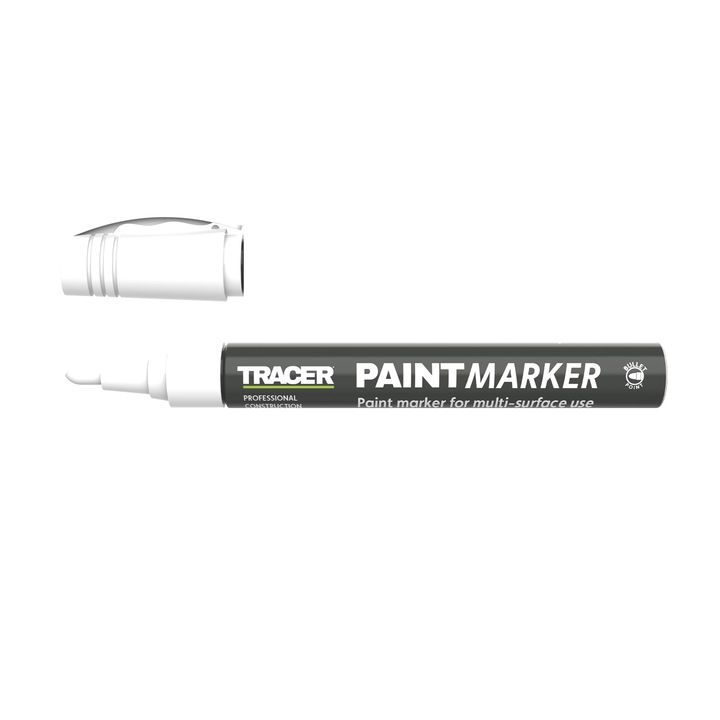 Tracer APTM2 Marker, 1-2 mm, tartós akril hegy, fehér
