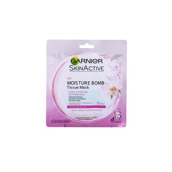 Masca de fata Garnier Moisture Bomb Tissue Mask pentru piele uscata Masca de fata Garnier Moisture Bomb Tissue Mask pentru piele uscata