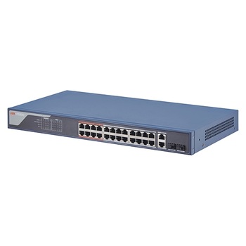 Switch 24 porturi PoE 100Mbps, 2 port uplink Gigabit, SMART Management - HIKVISION DS-3E1326P-EI Switch 24 porturi PoE 100Mbps, 2 port uplink Gigabit, SMART Management - HIKVISION DS-3E1326P-EI
