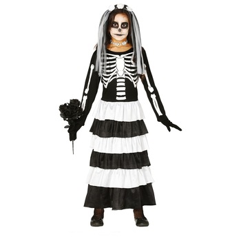 Rochie Schelet, Alb-negru, 5 - 6 ani Rochie Schelet, Alb-negru, 5 - 6 ani