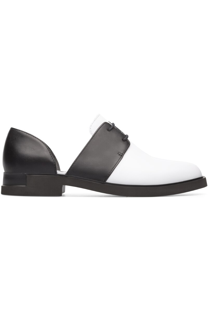 Pantofi Eleganti de dama Iman Camper, Talpa Joasa, Piele Naturala, 36 EU, Alb