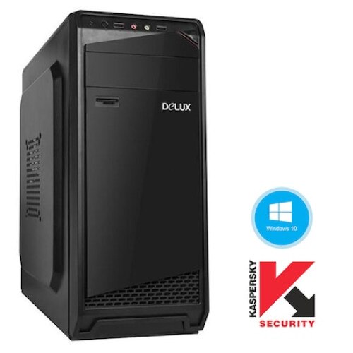 Sistem PC Pro457, Procesor Intel Core 3.20 GHz, Memorie RAM 32GB, Stocare 512SSD +2TB, Black-D, Sistem operare Windows, Kaspersky Antivirus