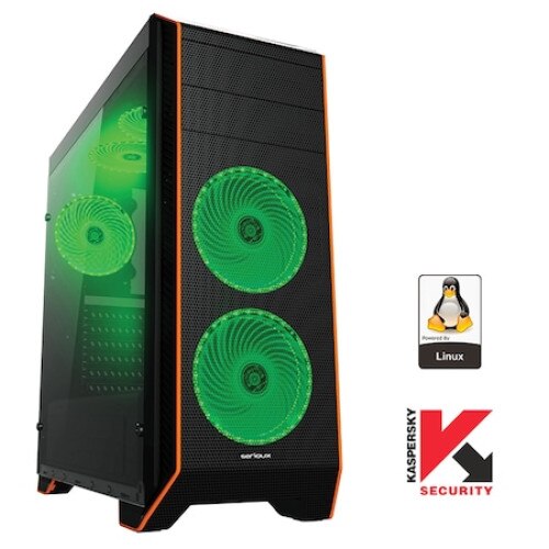 Sistem PC Pro240, Procesor Intel Core 3.10 GHz, Memorie RAM 8GB, Stocare 512SSD, Bluelight-SK, Sistem operare Linux, Kaspersky Antivirus