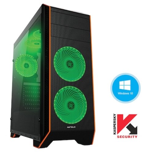 Sistem PC Pro357, Procesor Intel Core 3.4 GHz, Memorie RAM 8GB, Stocare 2TB, Bluelight-SK, Sistem operare Windows, Kaspersky Antivirus
