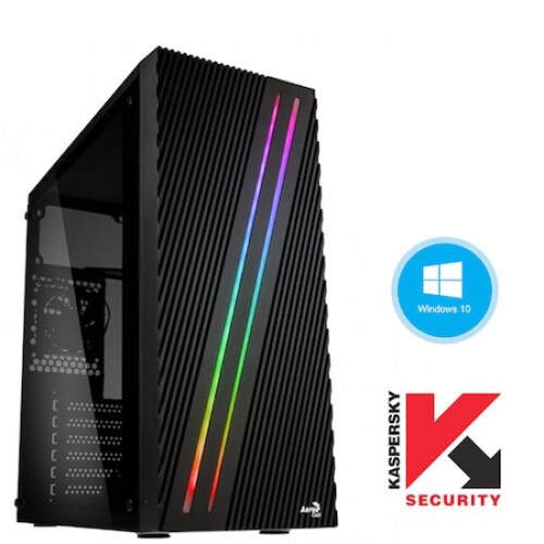 Sistem PC Pro357, Procesor Intel Core 3.4 GHz, Memorie RAM 4GB, Stocare 120SSD + 2TB, Supernova-S, Sistem operare Windows, Kaspersky Antivirus