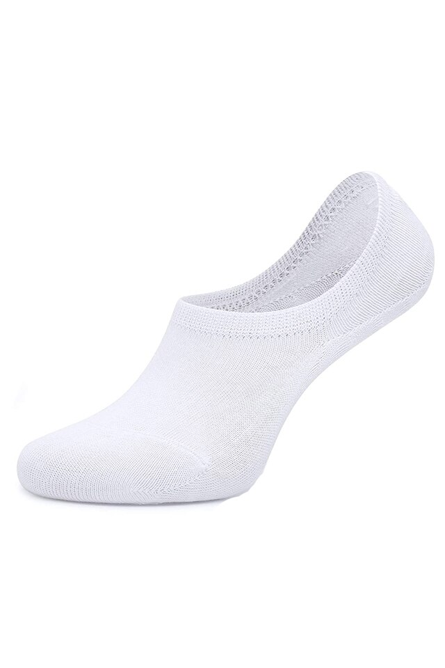 Set 4 perechi sosete Fashion Comfort, albe, M 39-42