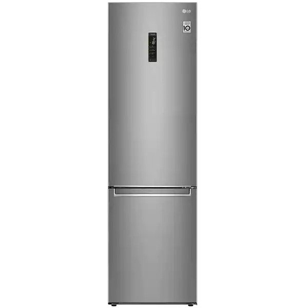 Combina frigorifica LG GBB72SAUCN, Total No Frost, 384 l, H 203 cm, Clasa C, Wi-Fi, Argintiu