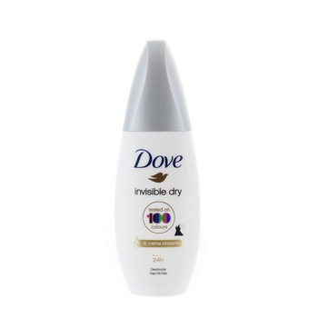 Antiperspirant Dove spray fara gaz Invisible 75ml Antiperspirant Dove spray fara gaz Invisible 75ml