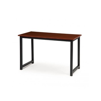 Birou Bigshot BSZ303MBLK, Blat Rezistent Laminat, Picioare Metalice Negre, 120 x 60 x 73 cm, Maro Inchis Birou Bigshot BSZ303MBLK, Blat Rezistent Laminat, Picioare Metalice Negre, 120 x 60 x 73 cm, Maro Inchis