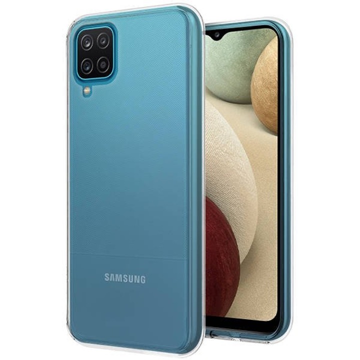 Samsung Galaxy A12 Nacho Telefontok - átlátszó szilikon tok