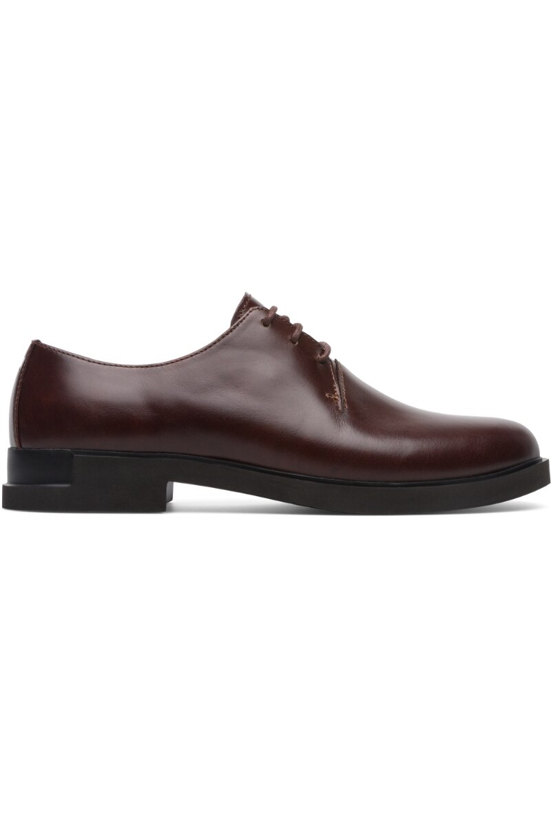 Pantofi cu Toc de 2.9 Camper Iman, Piele naturala, Maro, Maro