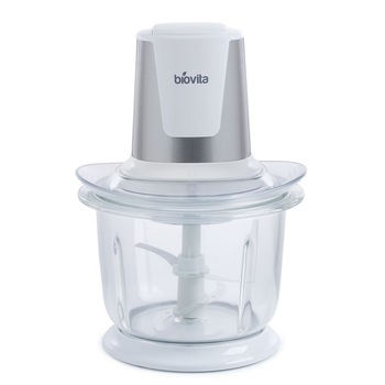 Tocator pentru alimente, 500W, 1.5 Litri, Biovita Storm, Alb Tocator pentru alimente, 500W, 1.5 Litri, Biovita Storm, Alb